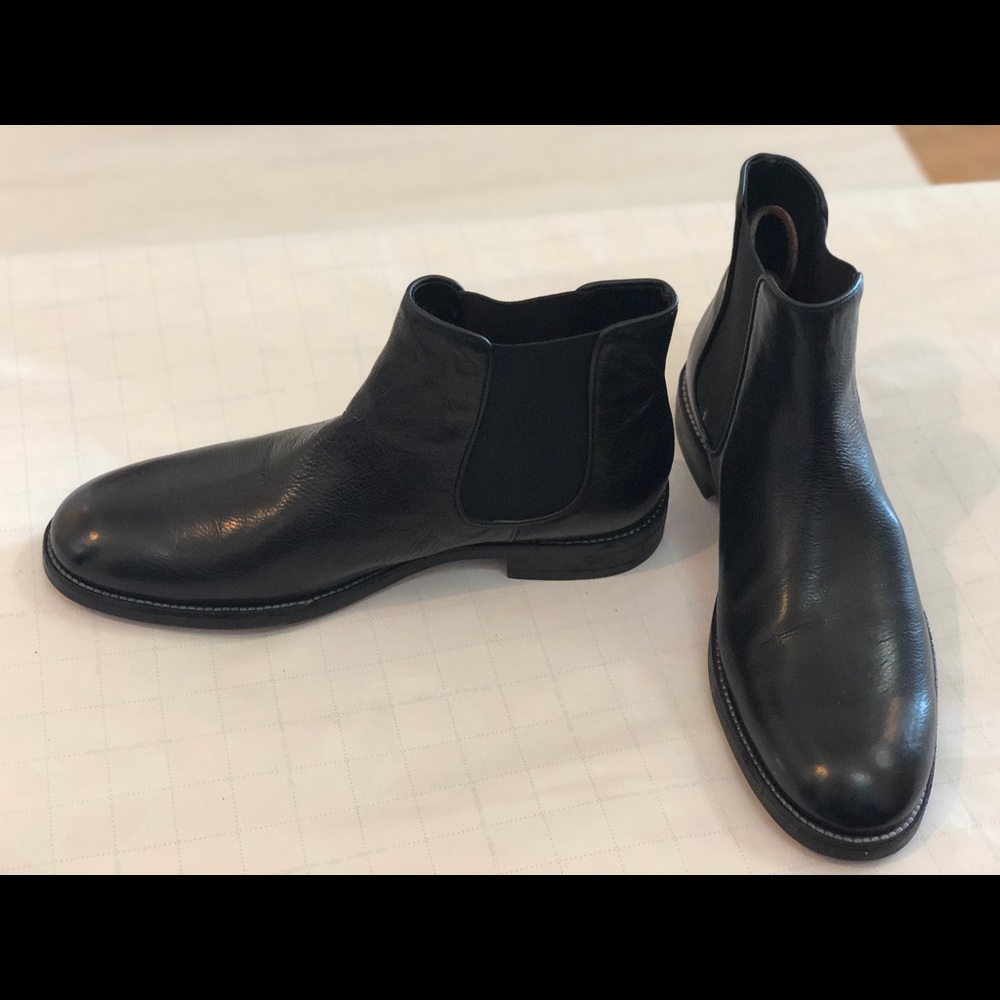 John Varvatos Black Low Cut Boot